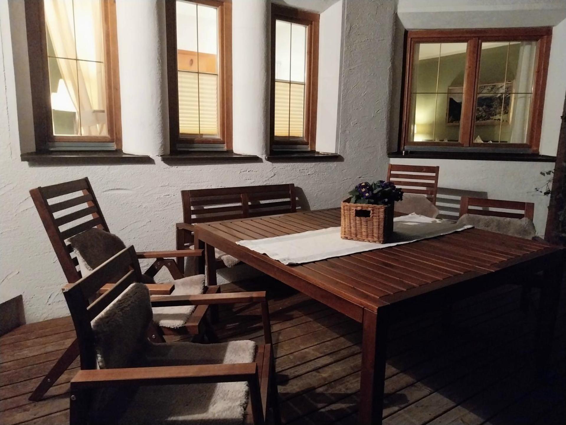 Ferienwohnung Burg Laudegg Blick Faggen Exterior foto