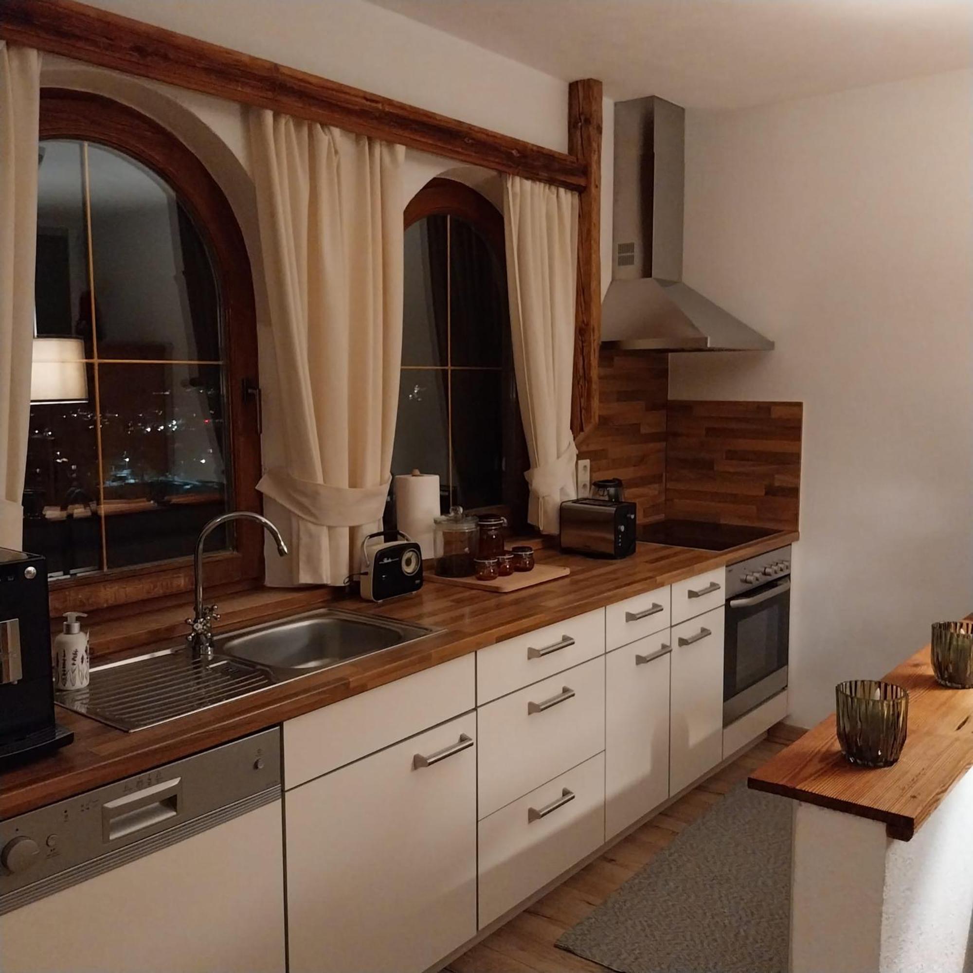 Ferienwohnung Burg Laudegg Blick Faggen Exterior foto