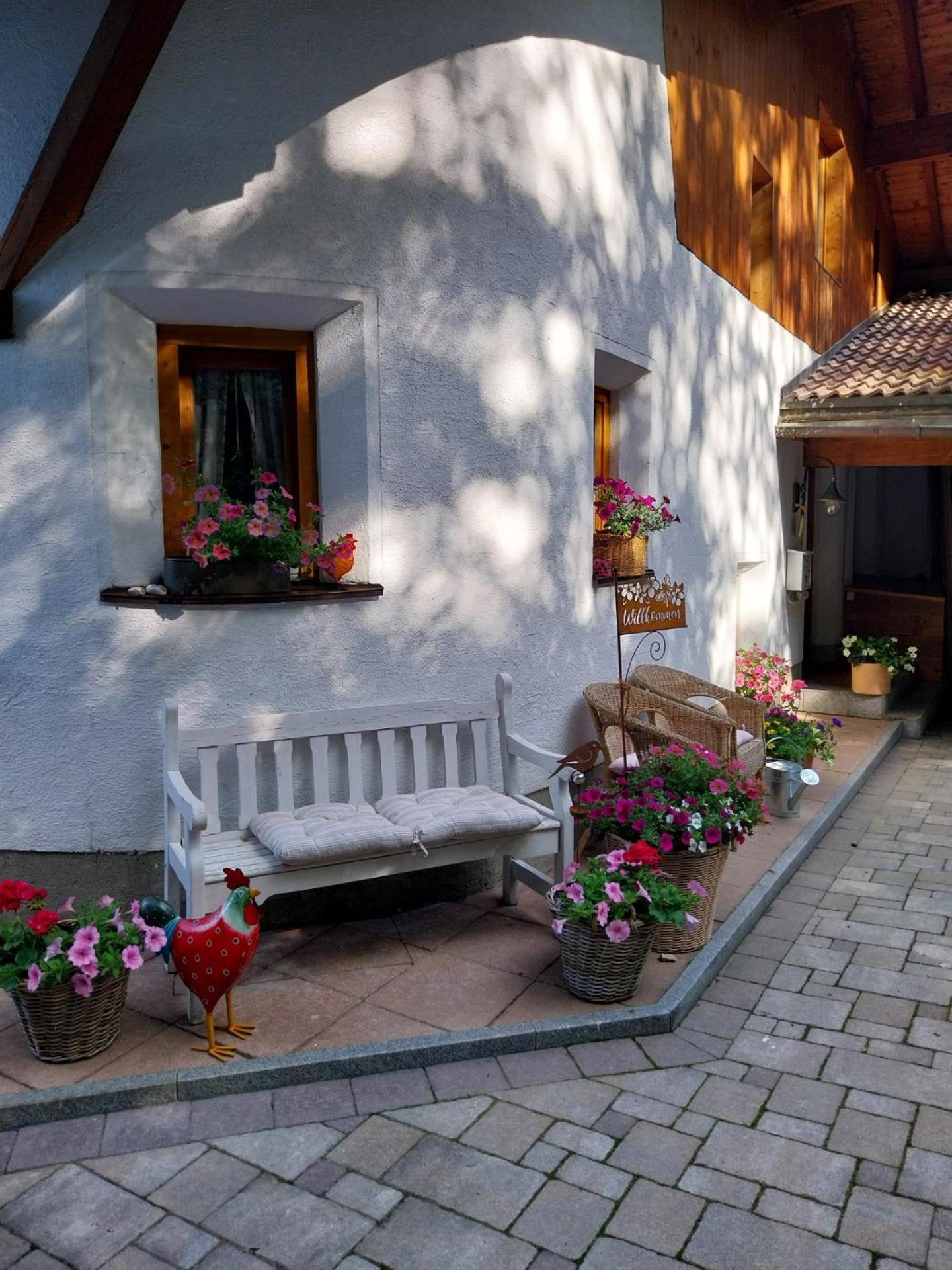 Ferienwohnung Burg Laudegg Blick Faggen Exterior foto