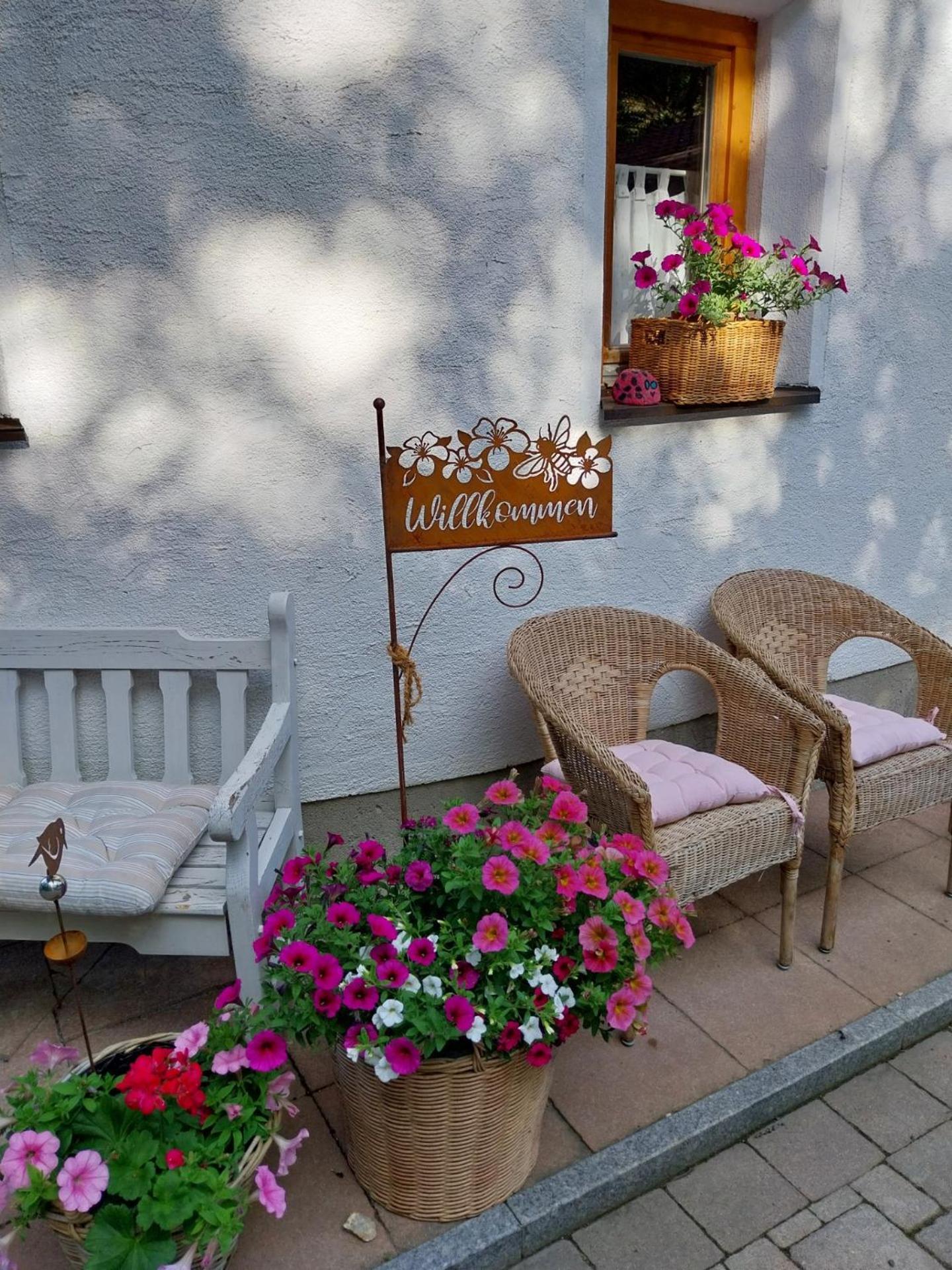 Ferienwohnung Burg Laudegg Blick Faggen Exterior foto